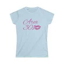 Load image into Gallery viewer, Area 301 Kiss - Women&#39;s Softstyle Tee