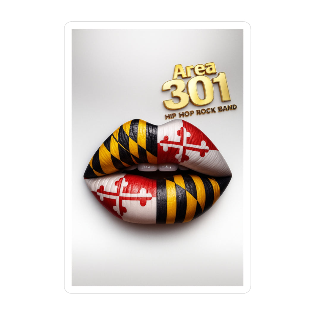 Bold Kiss-Cut Vinyl Decals - Hip Hop Rock Band Art, Music Decor, Home Aesthetic, Gift for Music Lovers, Car Stickers
