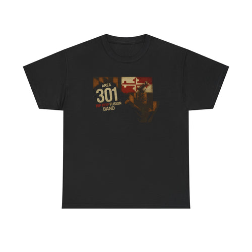 Unisex Heavy Cotton Tee - Hip Hop Band 301 Graphic Tee, Streetwear Top, Music Lover Gift, Urban Style T-Shirt