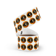 Load image into Gallery viewer, Fiery Skull Sticker Rolls, Custom Labels for Crafts, Party Favors, Scrapbooking, Branding, Halloween Decor
