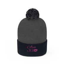 Load image into Gallery viewer, Ladies 301 Kiss - Pom Pom Beanie