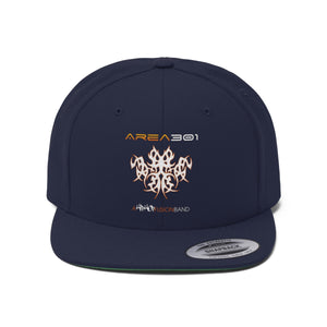 Area 301 Logo - Unisex Flat Bill Hat