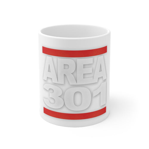 Run 301 - White Ceramic Mug