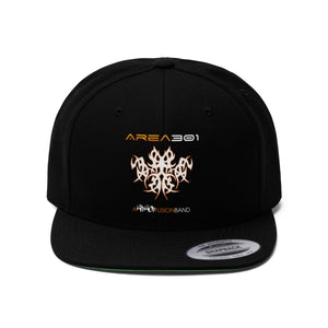 Area 301 Logo - Unisex Flat Bill Hat