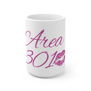 Area 301 Kiss - White Ceramic Mug