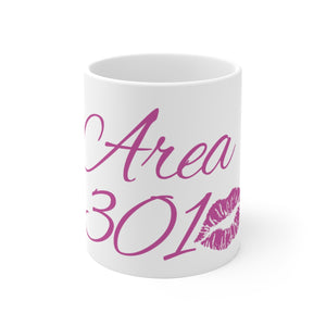 Area 301 Kiss - White Ceramic Mug